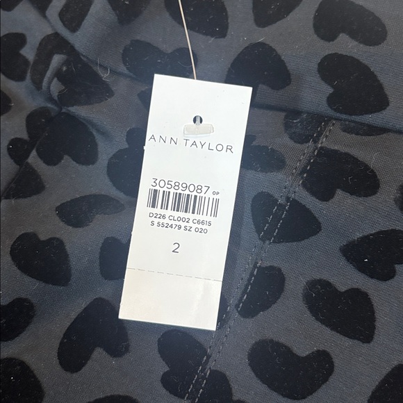 Ann Taylor Velvet Heart High Rise Wide Leg Cropped Pants - Picture 7 of 13